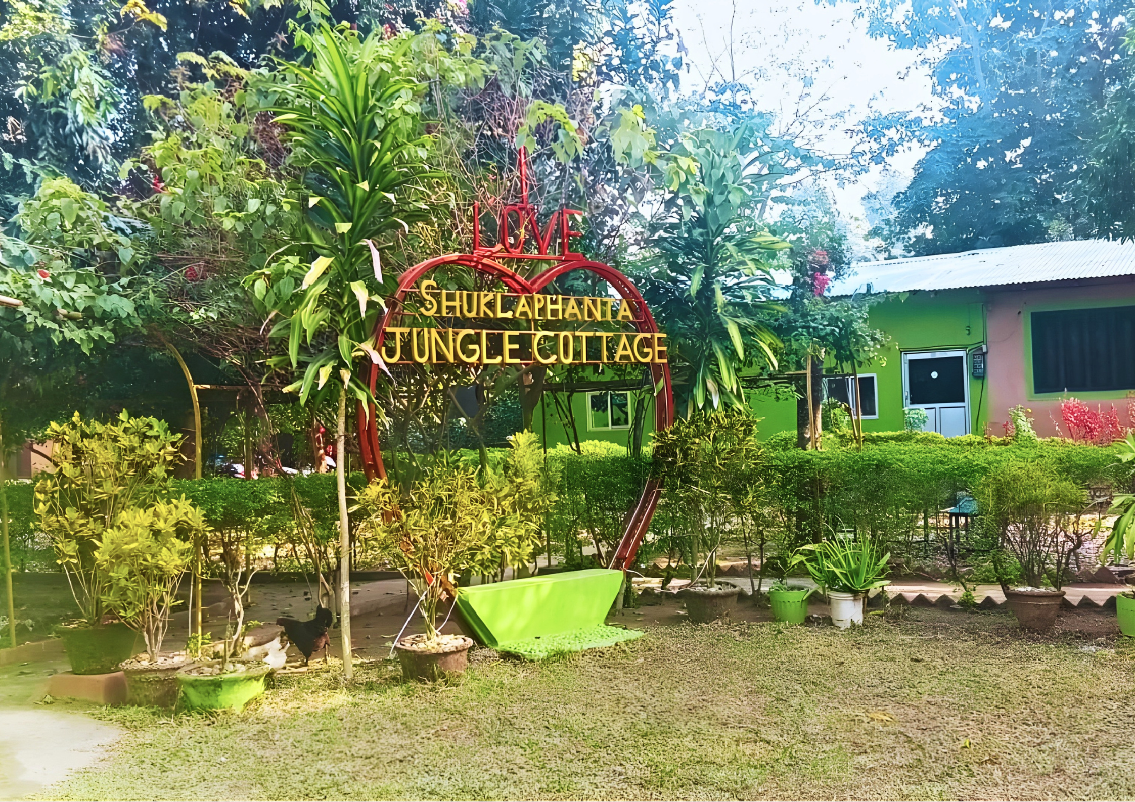 Shuklaphanta Jungle Cottage exterior